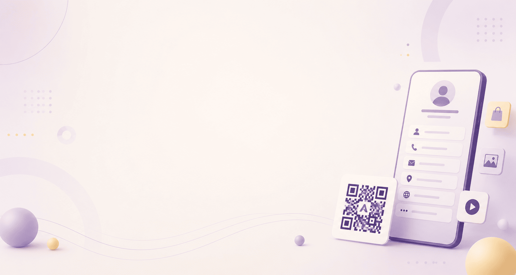 Fondo con el contenido de una tarjeta digital AnvetCard